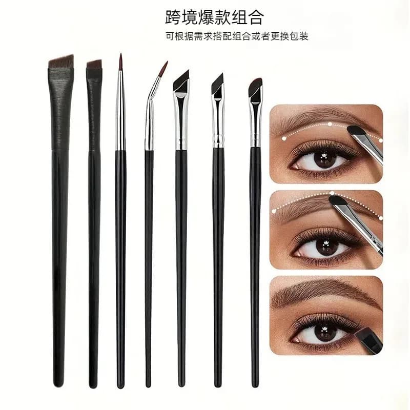8 makeup brush set sickle eyeliner oblique blade detail brush eye shadow brush set spot