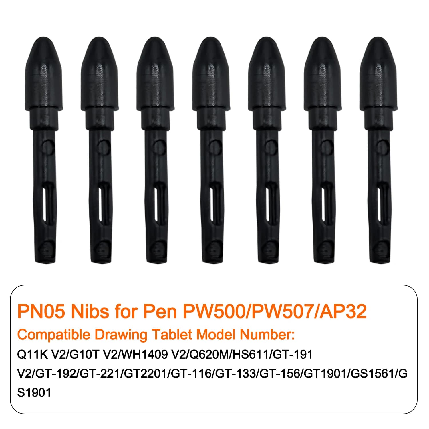 Replacement Pen Nibs For GAOMON ArtPaint Pen AP10 / AP20  AP31/ AP32 / AP40 / AP50, Graphics Tablet for Drawing Stylus