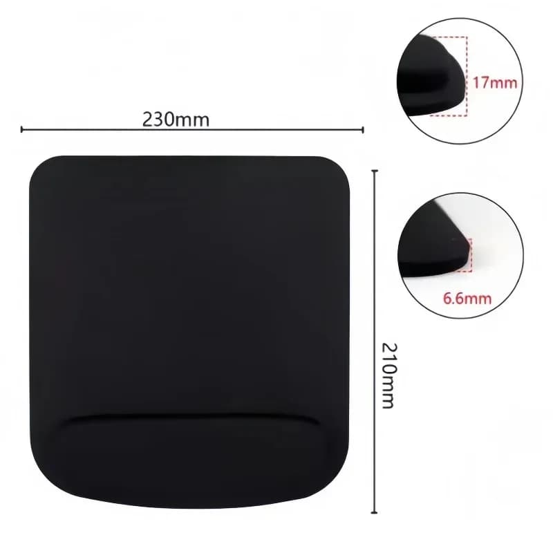 Large Thickened EVA Ergonomic Mouse Pad - Non-Slip Wrist Support for Office & Computer Gaming Comfortable Mouse Mat Accessory