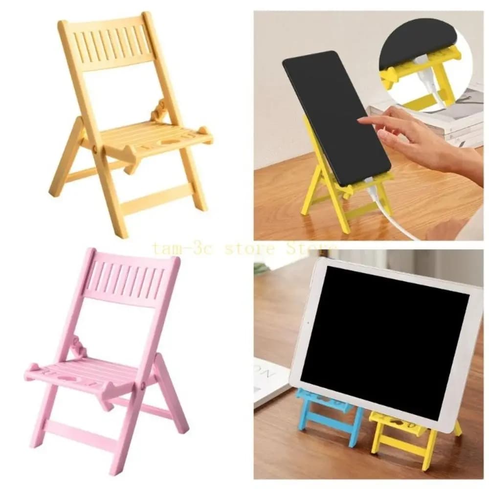 Portable Phone Stand Holder New Foldable Universal Lazy Desktop Phone Stand Desktop Desk Office Desktop Dock Chair Phone Stand