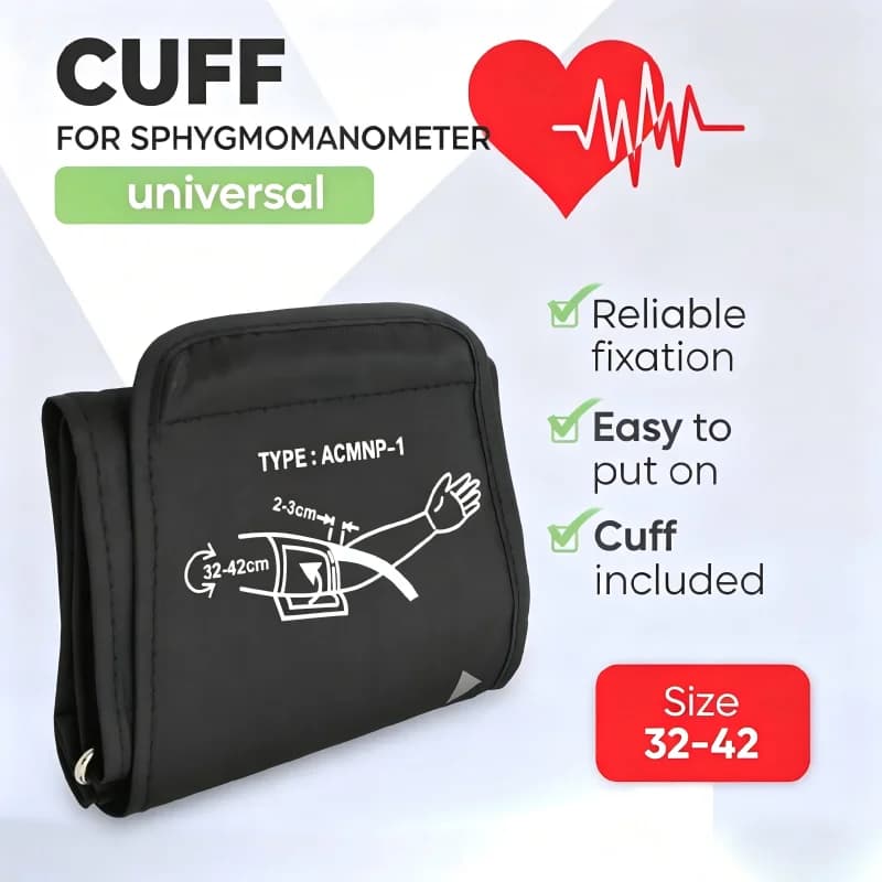 JUSTLANG 22-32cm/22-42cm Blood Pressure Monitor Cuff for Sphygmomanometer Measuring Belt Armband Tonometer Sleeves Medical Cuff
