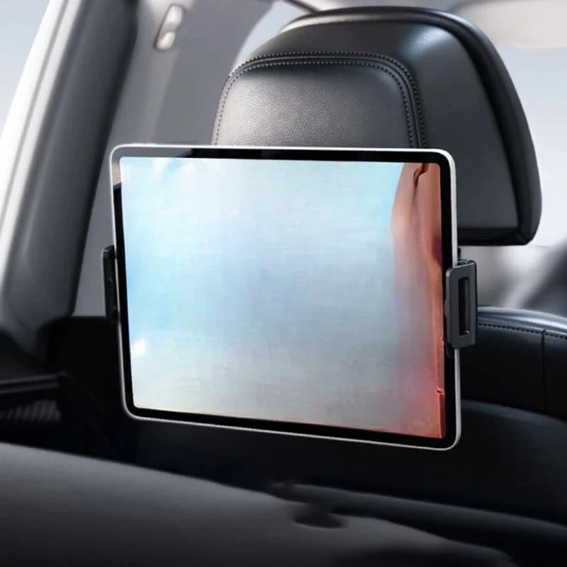 Car Headrest Tablet Mount Holder 360 Degree Rotating for iPad  Stand    Auto Rear Seat Pillow Bracket  Travel Portable Road Trip