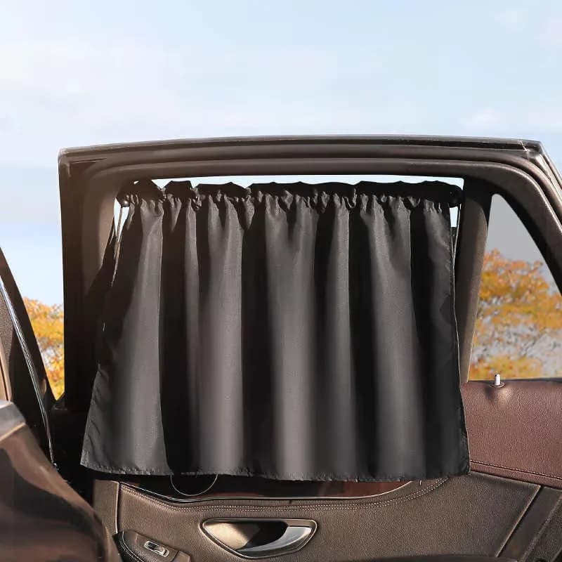 Universal Car Side Window Sunshade Curtain for Baby & Children Cartoon UV Protection with Suction Cup