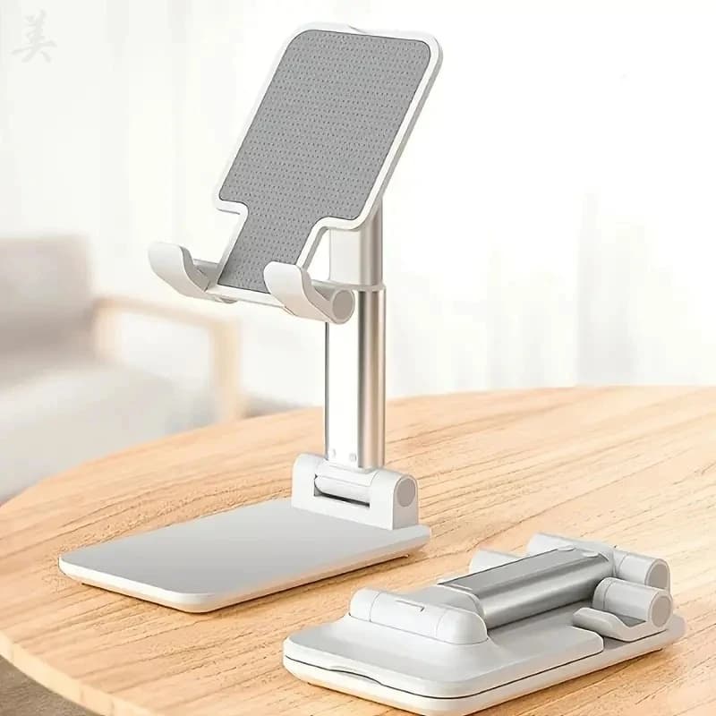 Universal Phone Stand for Desk, Adjustable Tablet Holder Compatible with iPhone iPad , Foldable Cell Phone Stand for Table