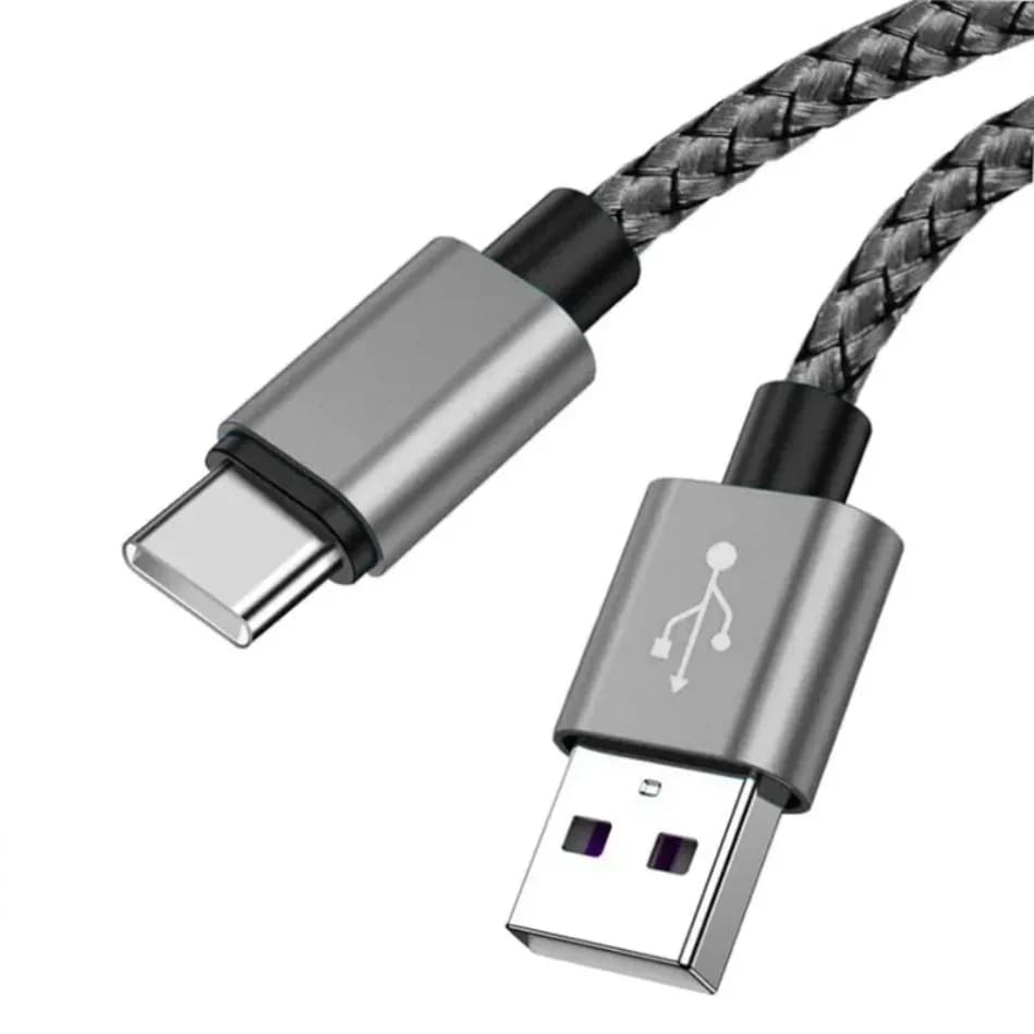 Durable Dragon Braided USB C Cable High Tensile Strength 2.4A Fast Charging Type C Cord Tangle Free for All Type C Devices