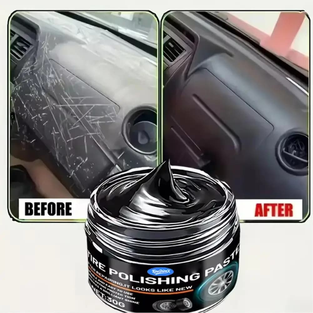 Car Interior Scratch Repair Cream Interior & Exterior Plastic Polishing Wax Black Interior And Dashboard Plastic Surface Repair