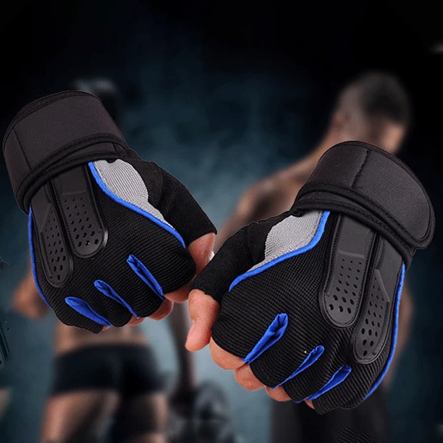 Fitness gloves, men's and women's dumbbell horizontal bar exercise training protection, wear-resistant pull up anti cocoon wrist