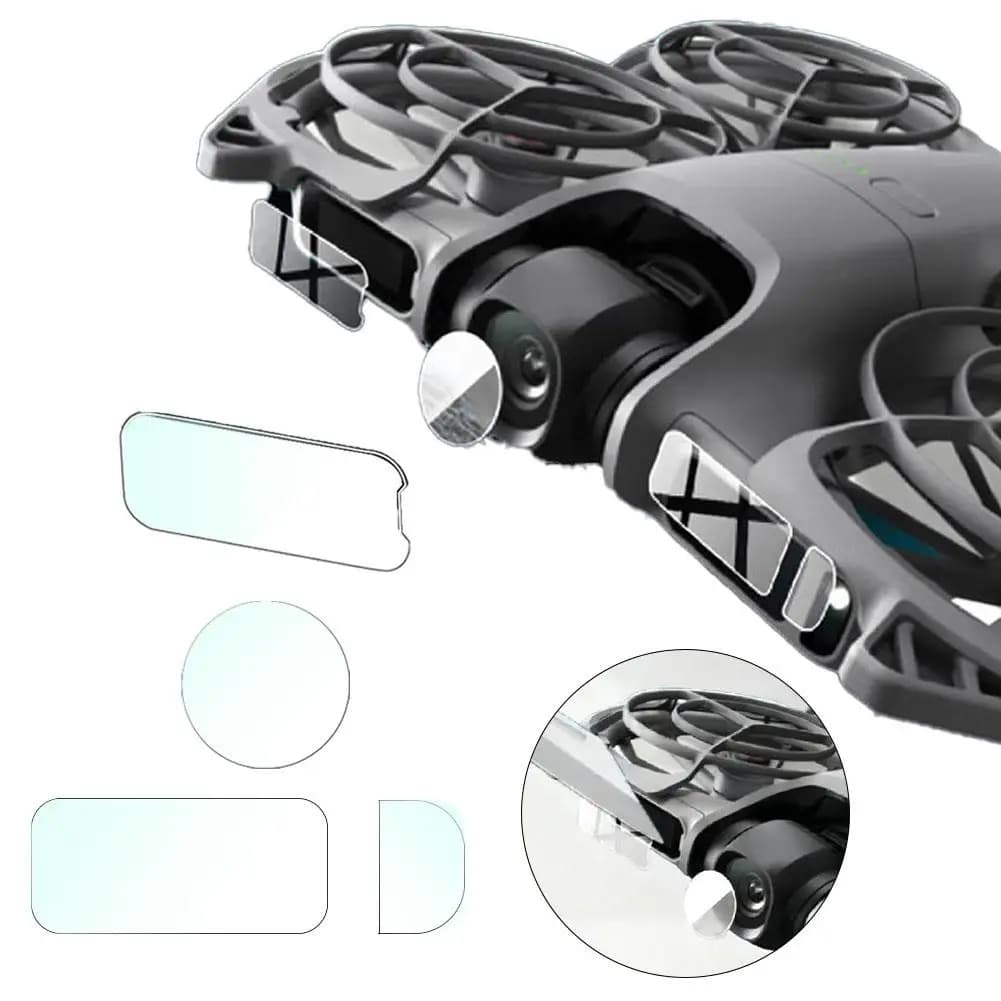 Camera Lens Screen Protectors for DJI Neo 2 Drone Dustproof Lens Protective Cover Anti-Scratch Lens Films