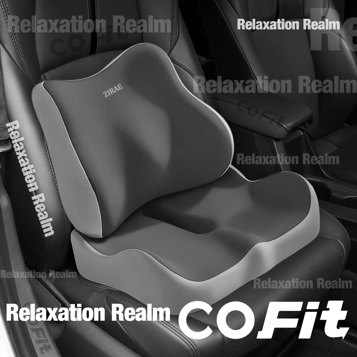 Memory Foam Car Seat Cushion Lumbar Support Pillow Soft Elastic Office Chair Pad Seat Cushion Suit for Desk Office Use