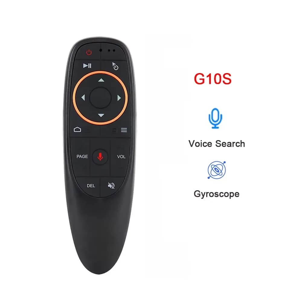 G10S Air Mouse Voice Remote Control 2.4G Wireless Gyroscope for H96 MAX X88 PRO HK1 Q5 Android TV Box X96 DQ03 H98 mini tv stick
