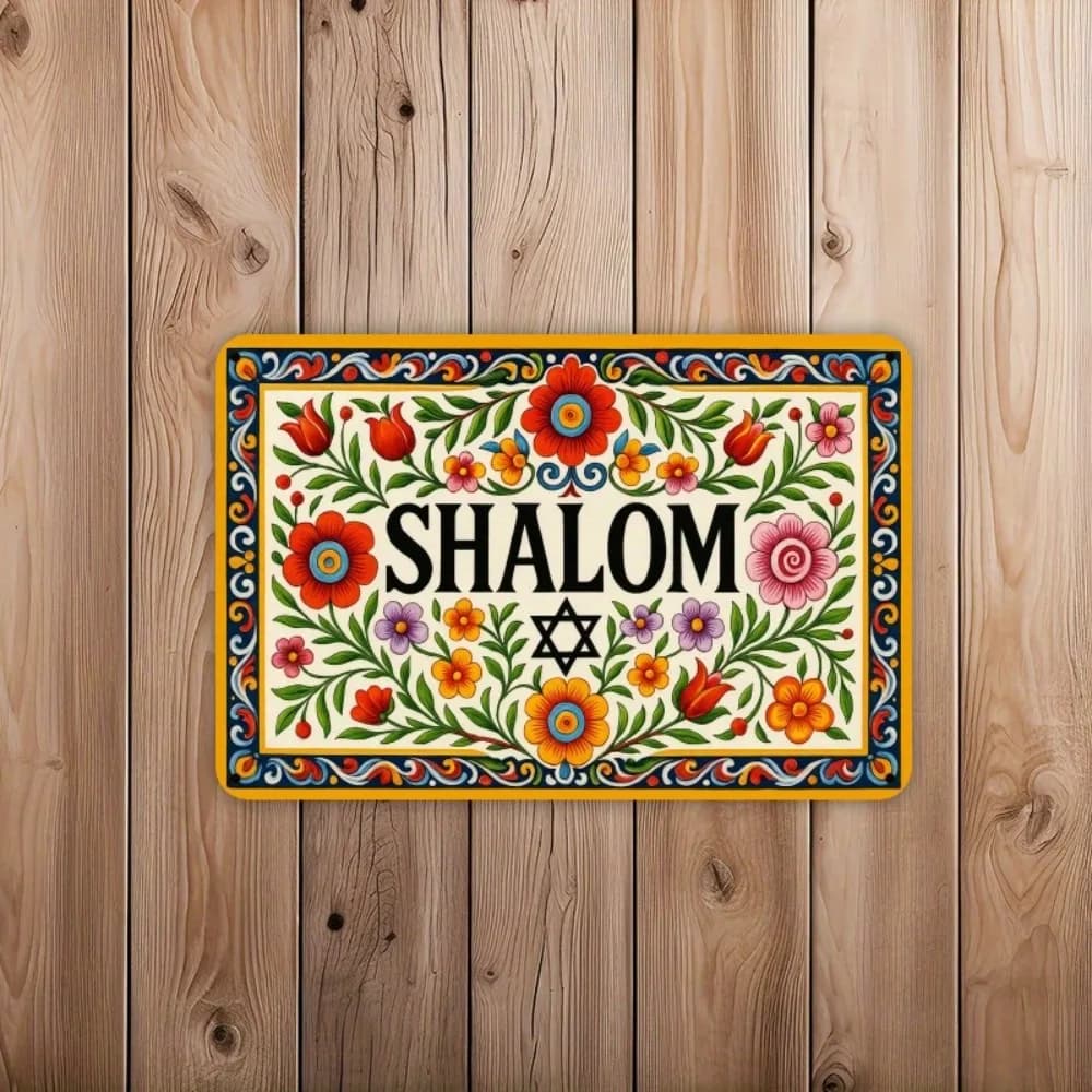 CIFBUY Vintage Aluminum Wall Art 8x8 Inch Waterproof Durable Metal Sign for Home Kitchen Garage Room Decor