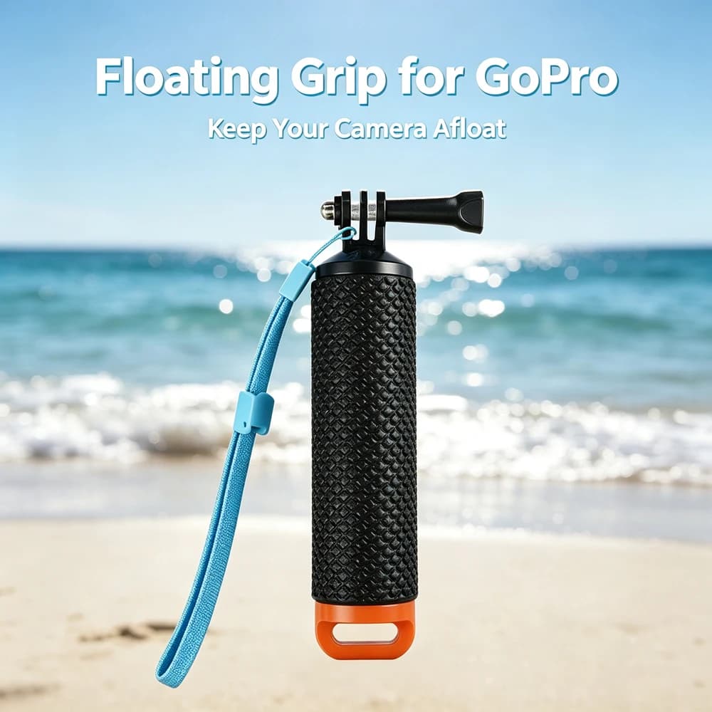 Floating Hand Grip Buoyancy Handle for GoPro Hero 13 12 11 DJI OSMO Action 6 Insta360 Waterproof Underwater Diving Camera Mount