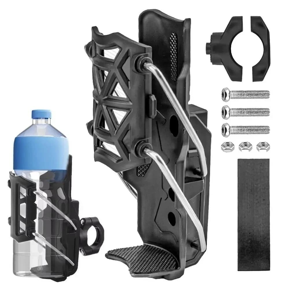 Adjustable Motorcycle Bike Cup Holder Handlebar Water Bottle Bike Mount For 32-77mm For Harley Honda Suzuki Yamaha,Kawasaki KTM