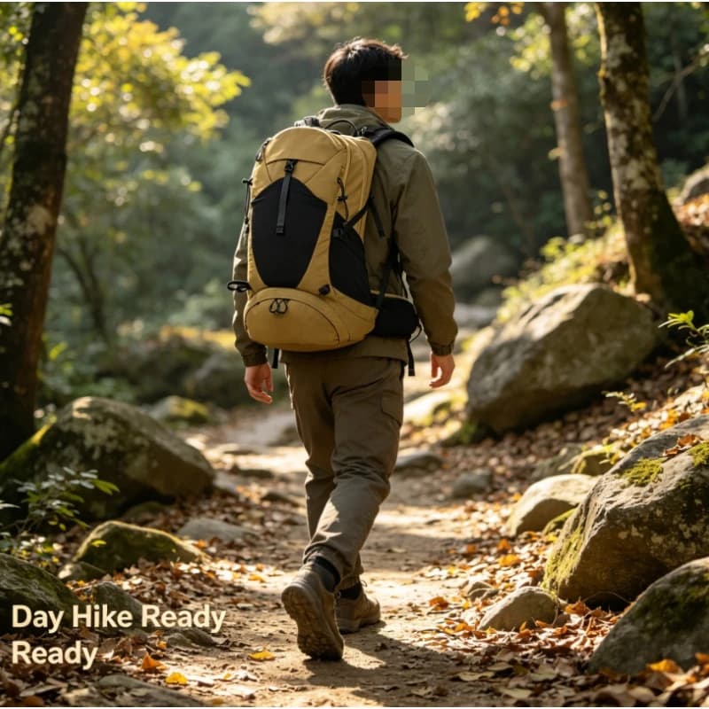 Large Waterproof Tear-Resistant Hiking Backpack Breathable Tent Storage With Suspension System For Outdoor Camping And Trekking