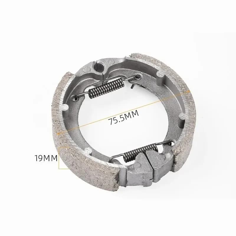 New Brake Shoes CG125 Motorcycle Brake Pads 50 90 80 Drum Brake Pads For Electric Vehicle Front And Rear Brakes 110 130