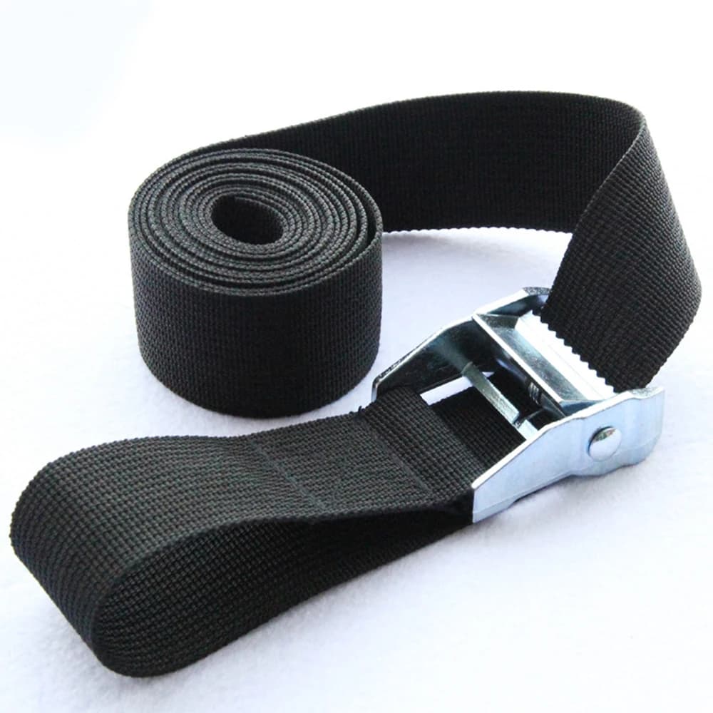 1 Meter Buckle Tie-Down Belt Cargo Straps for Car Motorcycle Bike With Metal Buckle Tow Rope Strong Ratchet Belt for Luggage Bag
