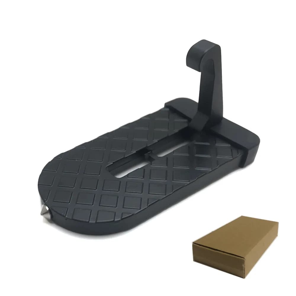 Auto Foldable Car Roof Rack Door Step Multifunction Universal Latch Hook Foot Pedal Aluminium Alloy Safety Accessories Kickstand