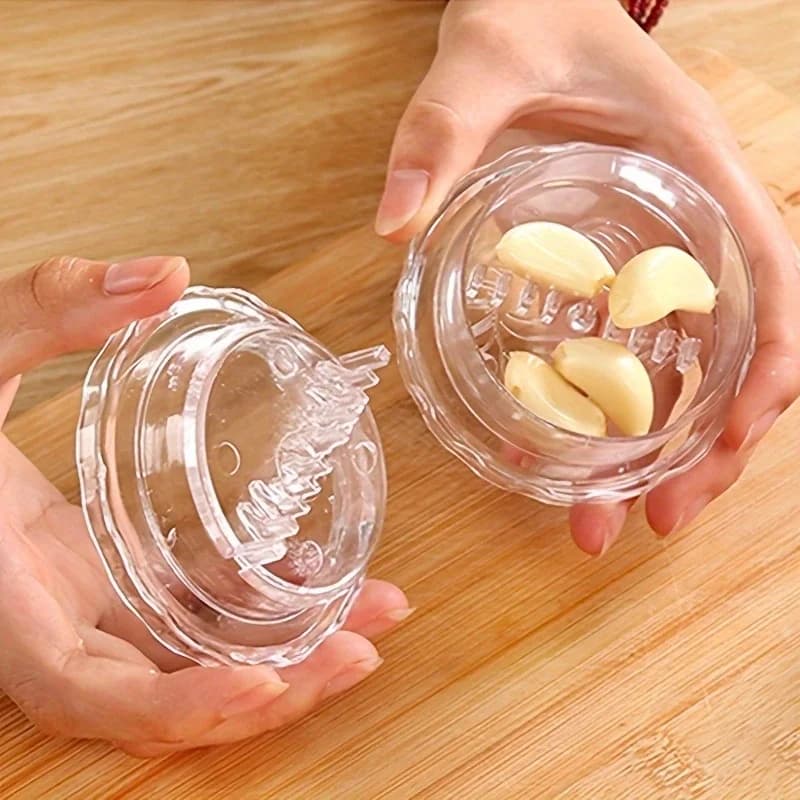 1/2Pcs Manual Portable Garlic Crusher - Twist Kitchen Gadget for Crushing Garlic and Ginger, Easy to Use and Clean