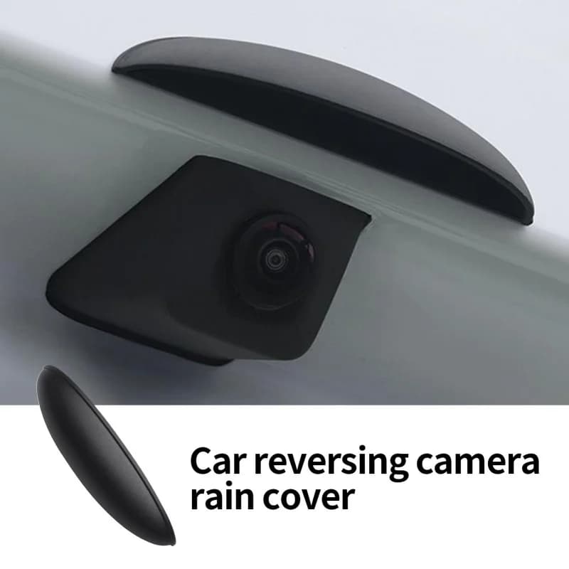 Auto  Rear Camera Rain Cover ABS Waterproof Rear View Car Camera Shield Protective Sticker Car Reverse Camera Rain Shade Cover
