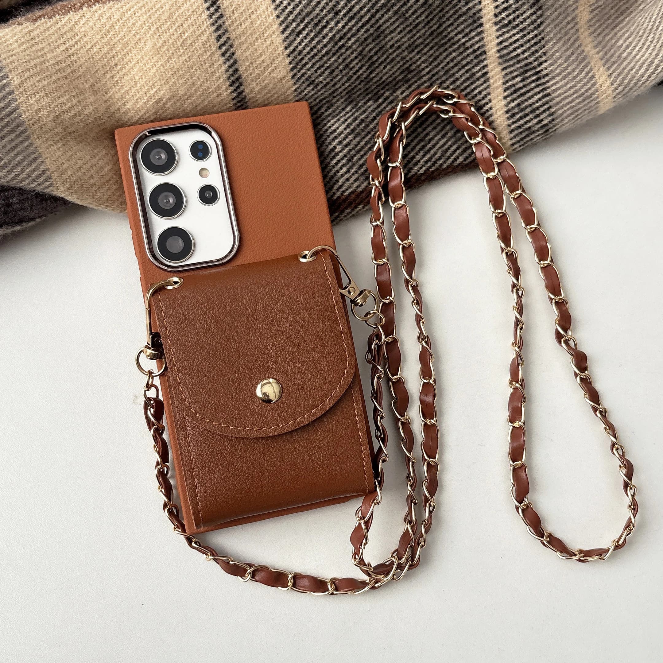 Crossbody Wallet Card Slot Phone Case for Samsung S25 Edge S26 S24 S23 FE S22 Plus S21 Ultra A15 A16 A17 A07 A36 A56 A55 A34 5G