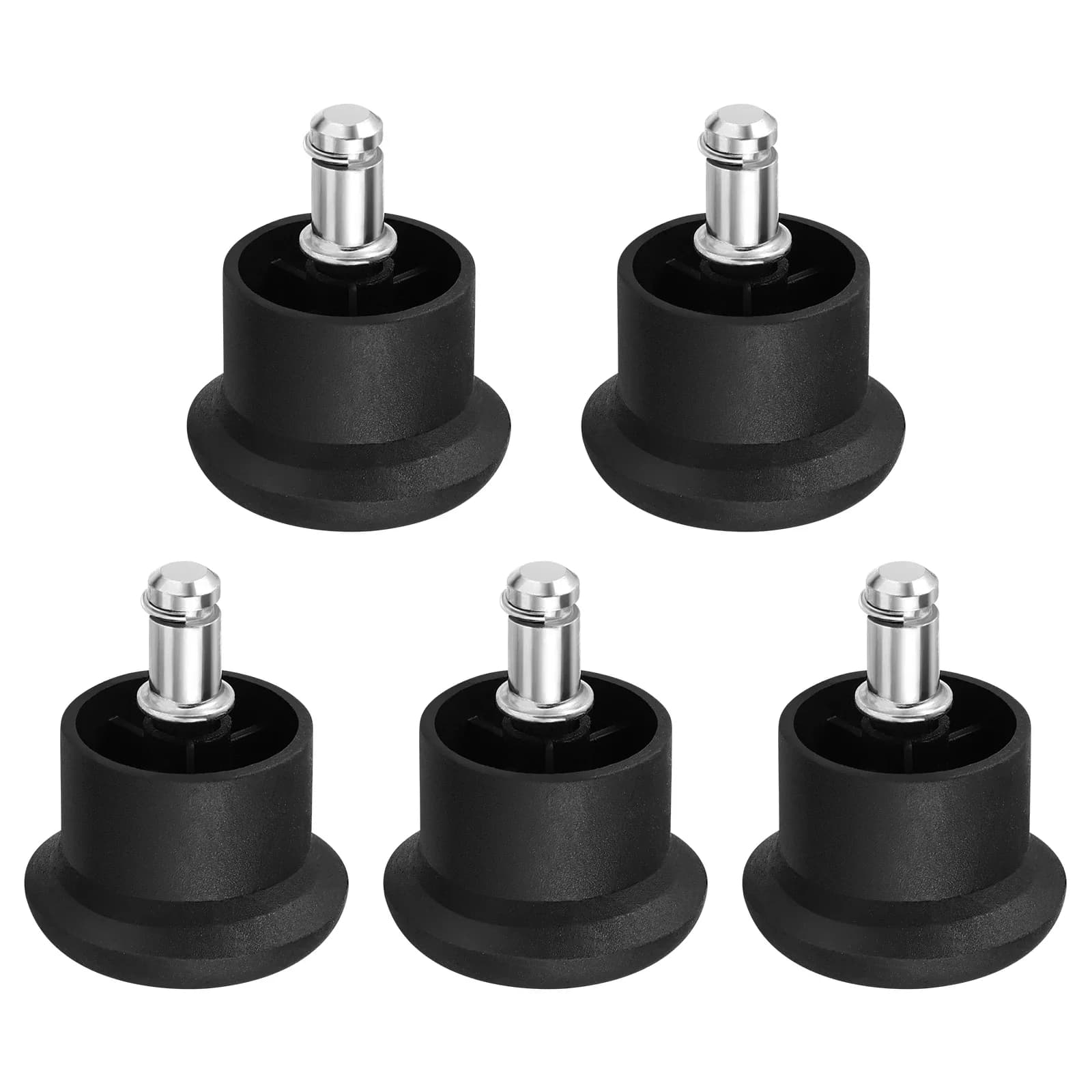 5pcs Chair Caster Wheels Office Stopper Caster Glides Fixed Chairs Carpet Wheel Castors Accessories Foot Desk Stationary