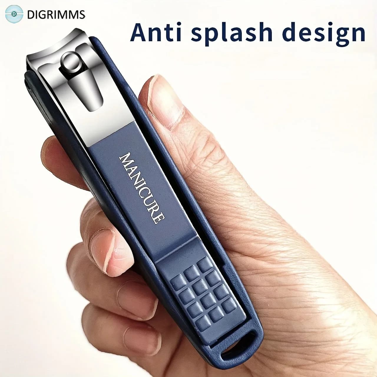 High-Quality New Splash-Proof Nail Clippers with a Hard Blade And a Nail Storage Box, Featuring an Attractive Design.