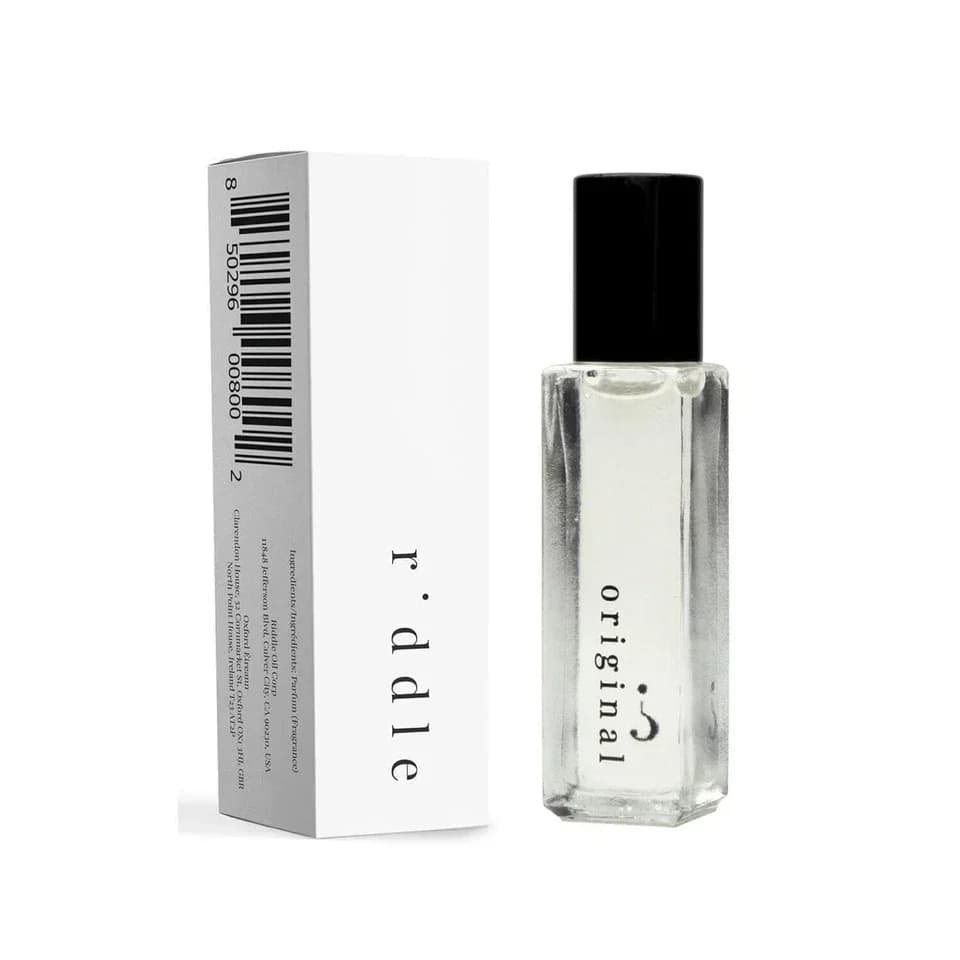 Original Riddle Eau De Parfum for Women 0.27 fl oz / 8ml Mini Perfume Long Lasting Fragrance Spray Portable Travel Size Scent Gift for Female