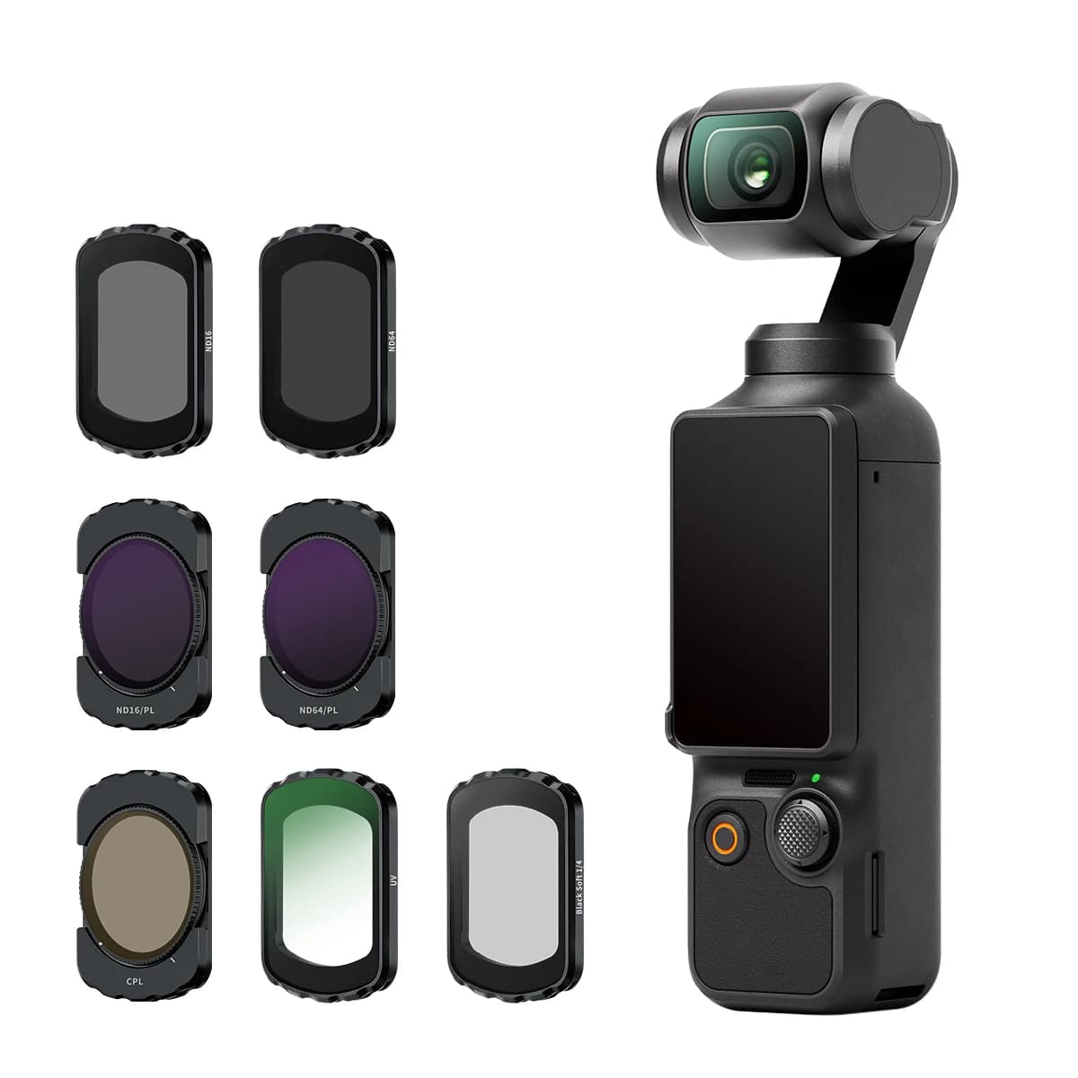 DJI OSMO POKET3 UV Magnetic Filter Kit UV CPL ND8/16/32/64 NDPL Black Soft Filter Set Camera Lens Drone Accessories