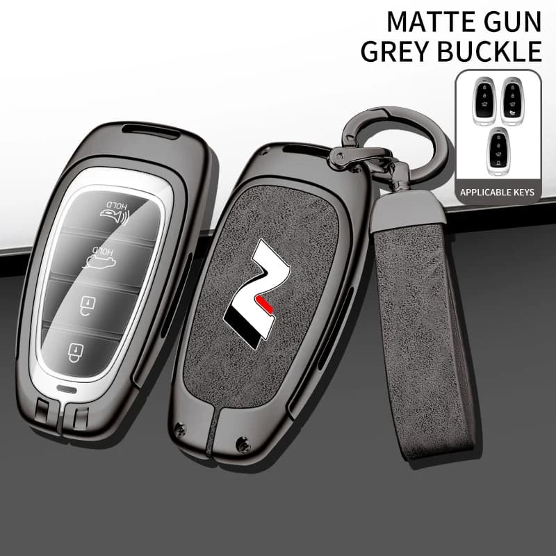 For Hyundai N Logo N Line i20 i30 Sonata Tucson Azera Elantra Veloster Kona Car Remote Key Case Cover Protector Shell Accessory