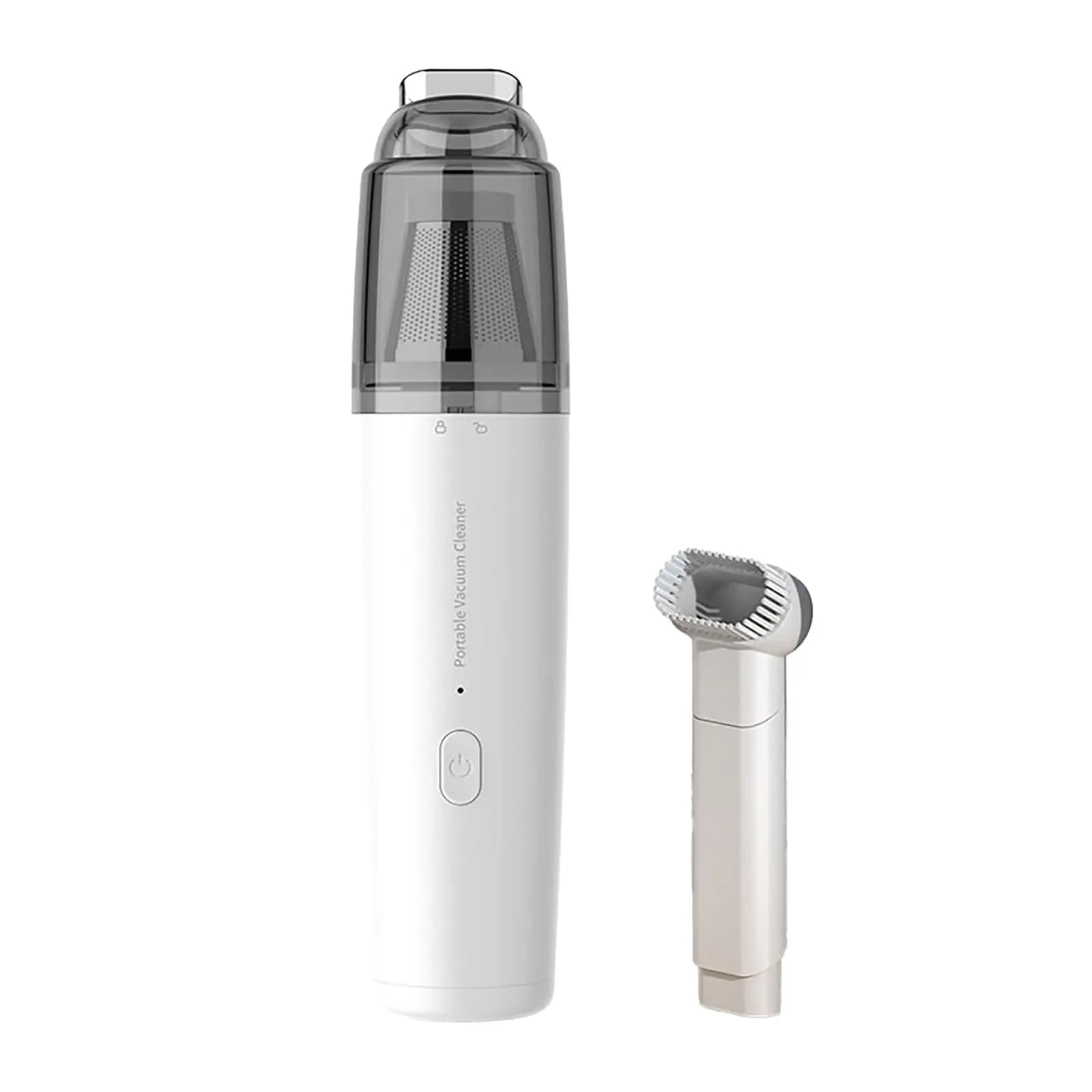 Portable Car Vacuum Cleaner, Cordless Handheld Vacuum, Lightweight Mini Vacuum for Car and Home with Washable HEPA Filter