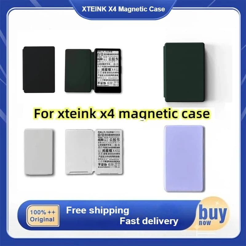 XTEINK X4 Magnetic Protective Case Multicolor Reader Protective Cover for Xtrink X4 Ink Screen E-book Reader Accessories Gifts