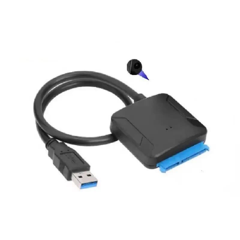 SATA to USB 3.0 Adapter Convert Cable for 3.5/2.5 Inch SSD HDD SATA III Hard Drive Disk Converter Support UASP 12V Power Adapter