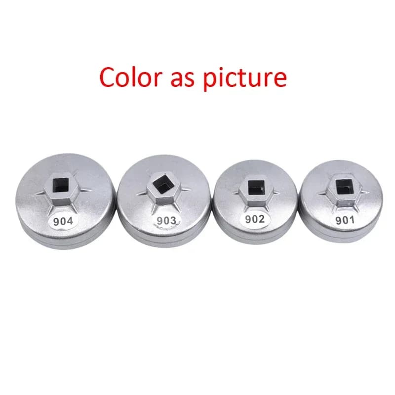 Wrench Auto Tool 1/2 Square Drive 65mm 67mm 74mm 79mm End Cap Oil Filter Wrench Auto Hand Tools Remover Tool For