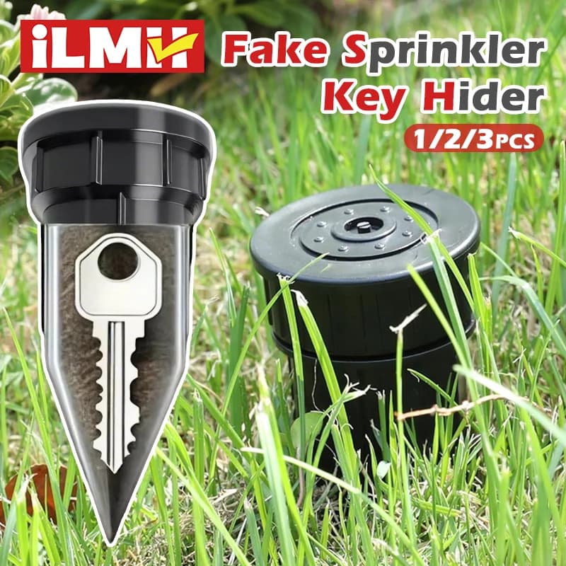Garden Key Hider, Realistic Underground Watering Can Key Safe, No Battery Needed, Durable Plastic for Outdoor Garden Security