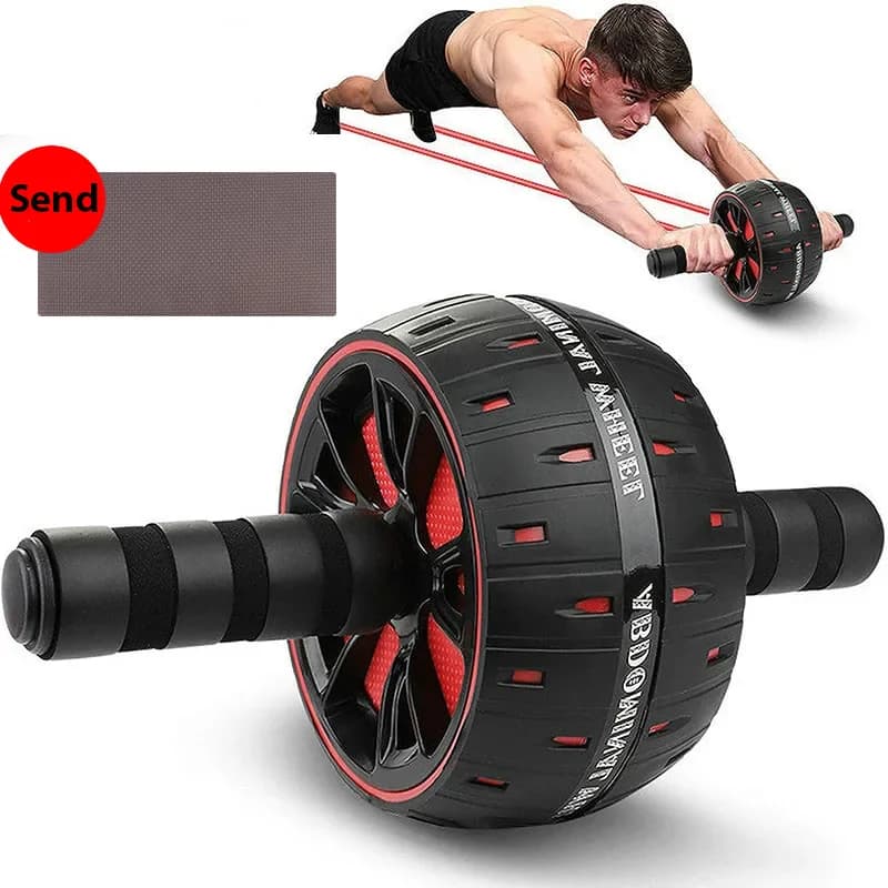 Big Ab Roller for Abs Workout Ab Roller Wheel Exercise Equipment For Core Workout Abdominal Wheel Roller For Home Gym Muscle