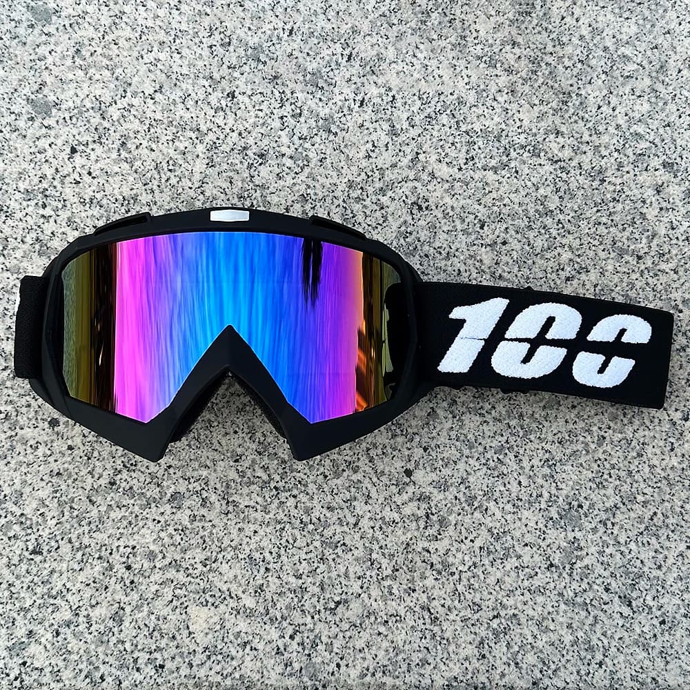 100 Motorcycle Goggles Cycling Glasses Outdoor Off-Road Ski Sport MX ATV Dirt Bike Racing Glasses Motocross Goggles Bike Glasses