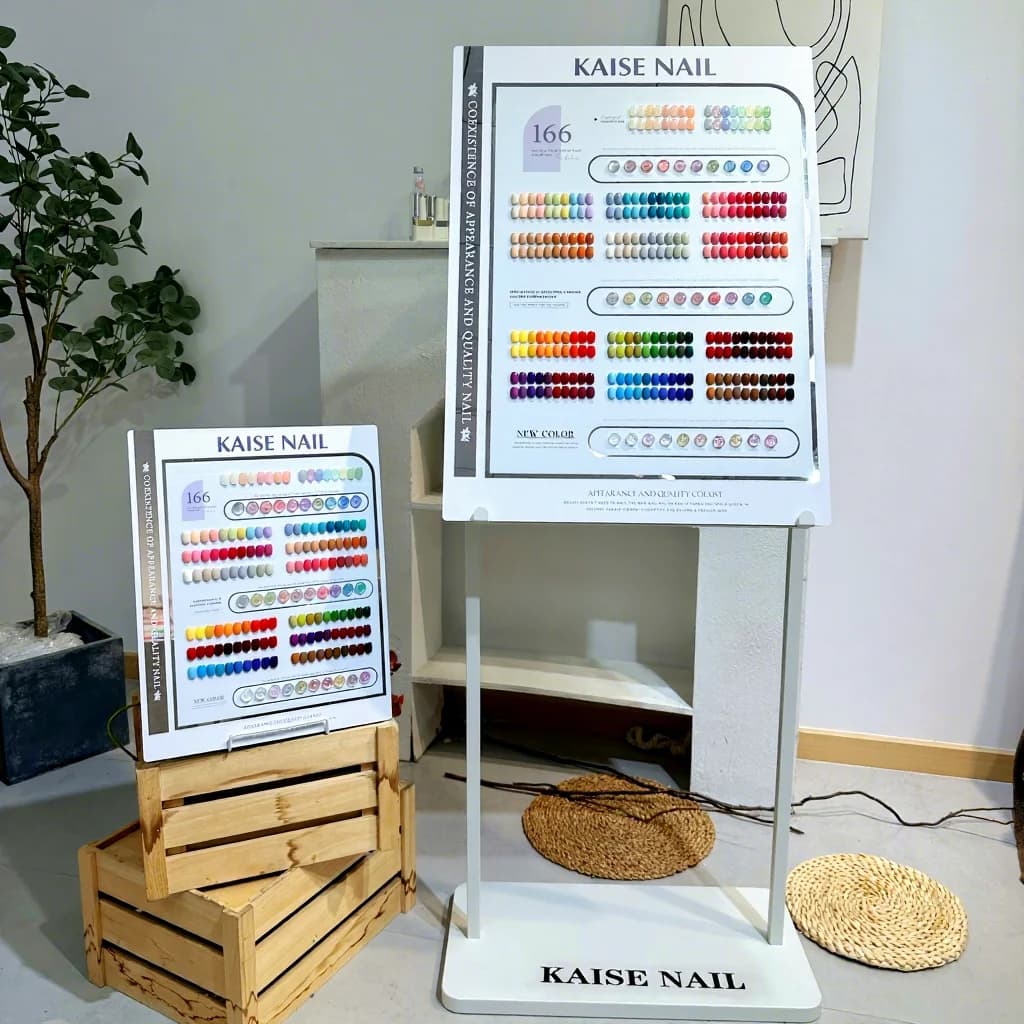 KAISE High Quality 166 Colors Nail Gel Set Multicolor 2025 New Hot Sale Non-Toxic UV Gel for Nail Art Salon Use Bottle LED