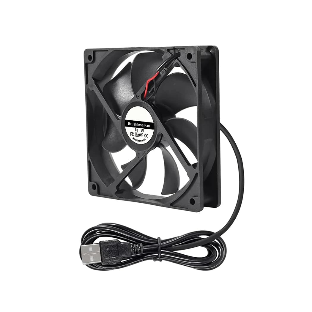120x120x25mm 120mm Case Exhaust Fan DC Brushless 5V 12V 24V 12cm Radiator 2PIN USB 12025 Cooler for PC Computer Case Cooling