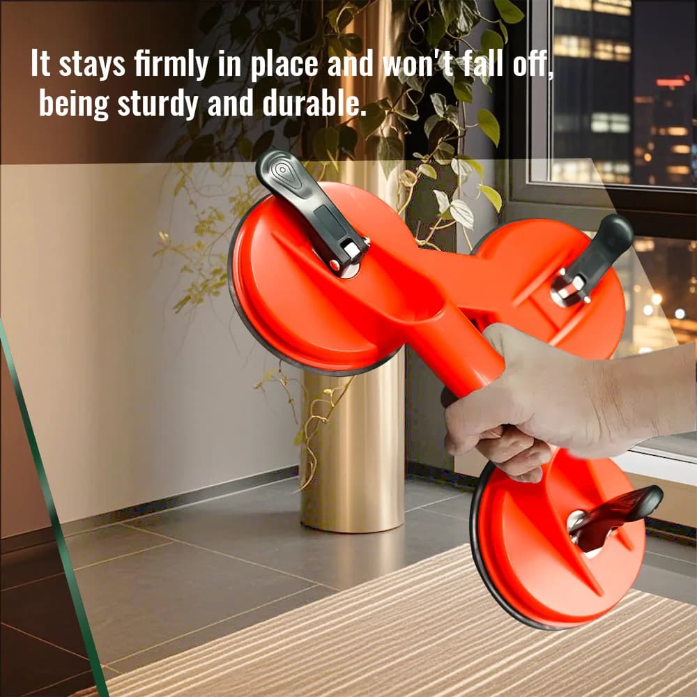 ABS Handle Holder Heavy Duty Vacuum Glass Lifting Suction Cups for Lift Floor Tile Car Windshield Repair Hand Construction Tools