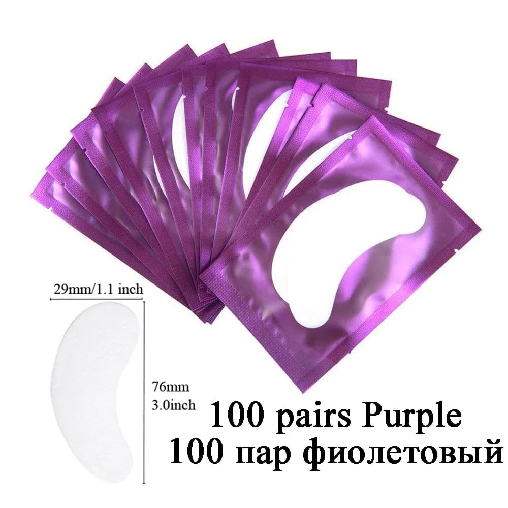 50pairs eye patches eyelash extension under eyelashes fake lashes stickers lash extension supplies patches for building eyelid