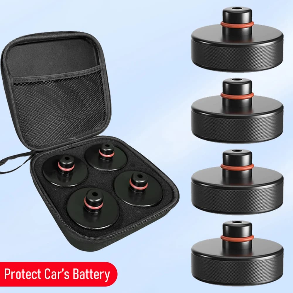 Tesmayx Lifting Jack Pad for Tesla Model 3 S X Y Juniper, 4 Pucks with Storage Case, Accessories for Tesla Vehicles 2013 to 2026