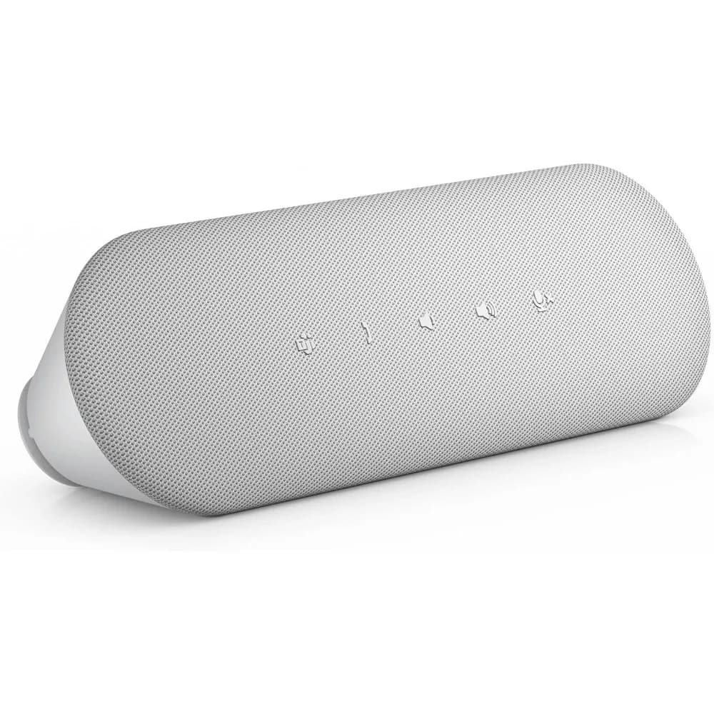 USB Computer Speaker for PC, Laptop, and Monitor - AI Noise Cancellation, Full Duplex Audio, 3.6W, Silver