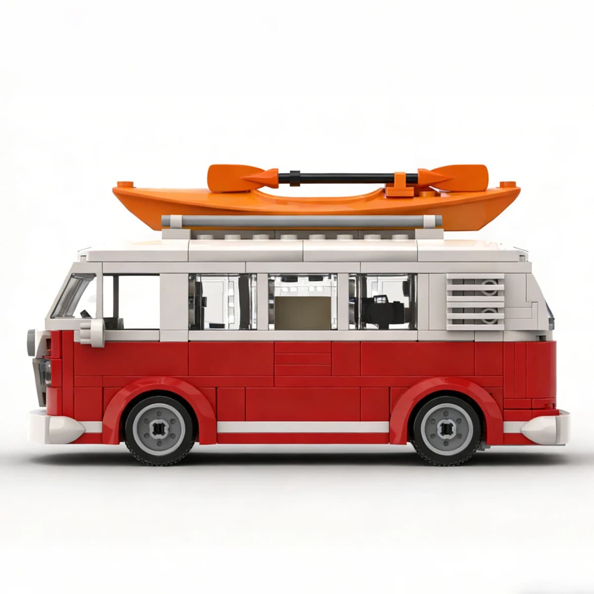 Technical T1 Building Blocks Van Vehicle  Camper Car MOC Model  Toys For Toy Gifts City Car Bricks