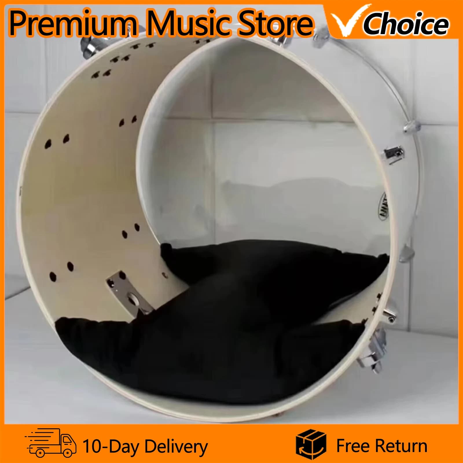 Bass Drum Pillow Jazz Drum Damper Muffling Tool High Quality Fiber Mute Pad Percussion Instrument Part Drum Set Kit Accessories