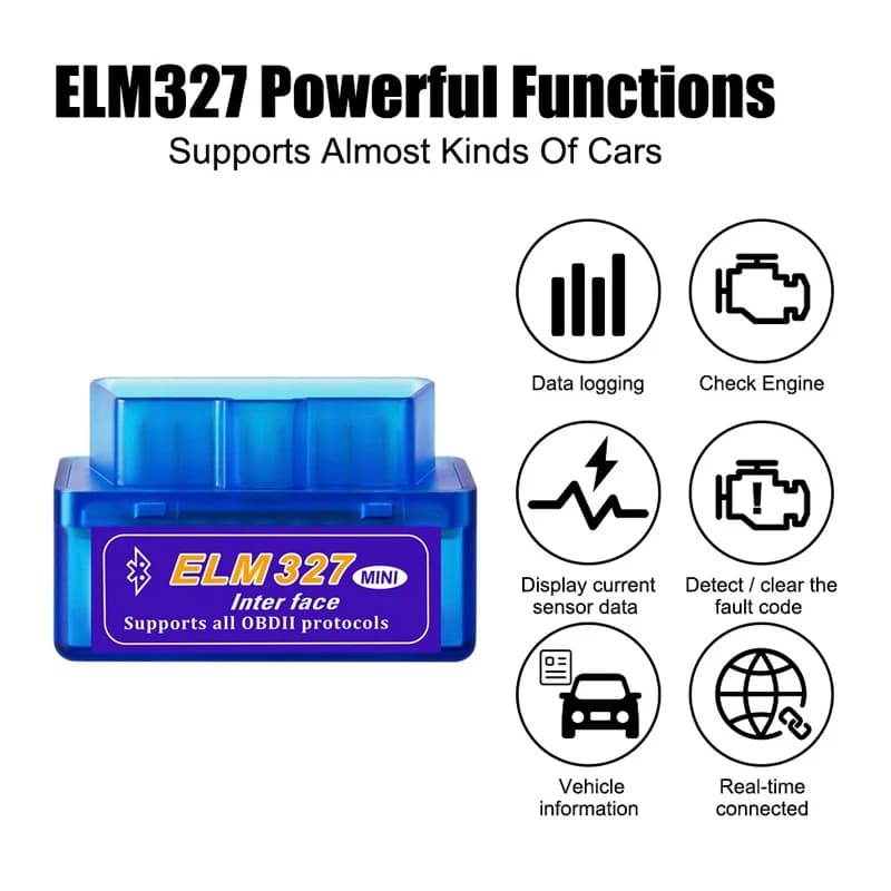 OBD2 Scanner Mini ELM327 V2.1 Code Reader Car Diagnostic Tools Check Engine Scan Car wireless scan tool Fault Detector