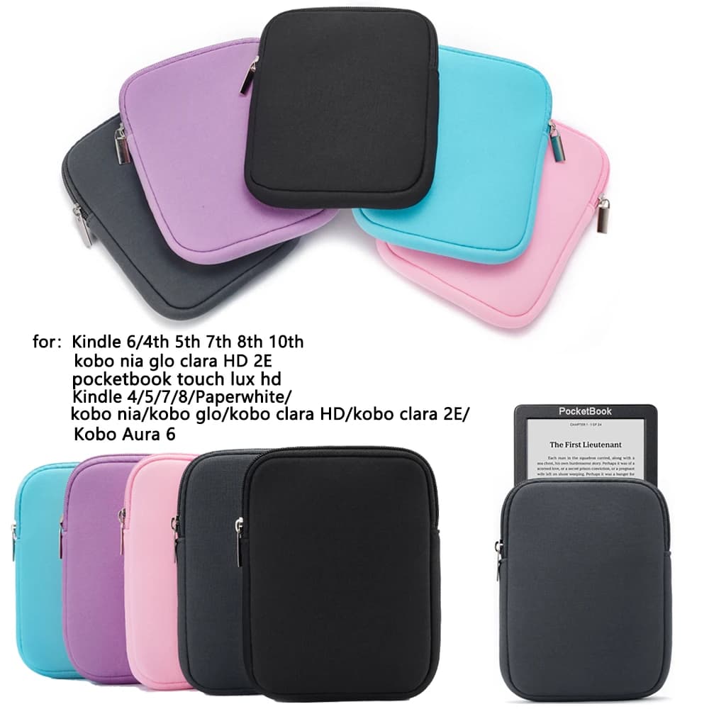 6-Inch E-Book Universal Inner Bag Reader Inner Bag Protective Cover Suitable for Kindle Paperwhite 6''/Socketbook/Kobo Nia HD C