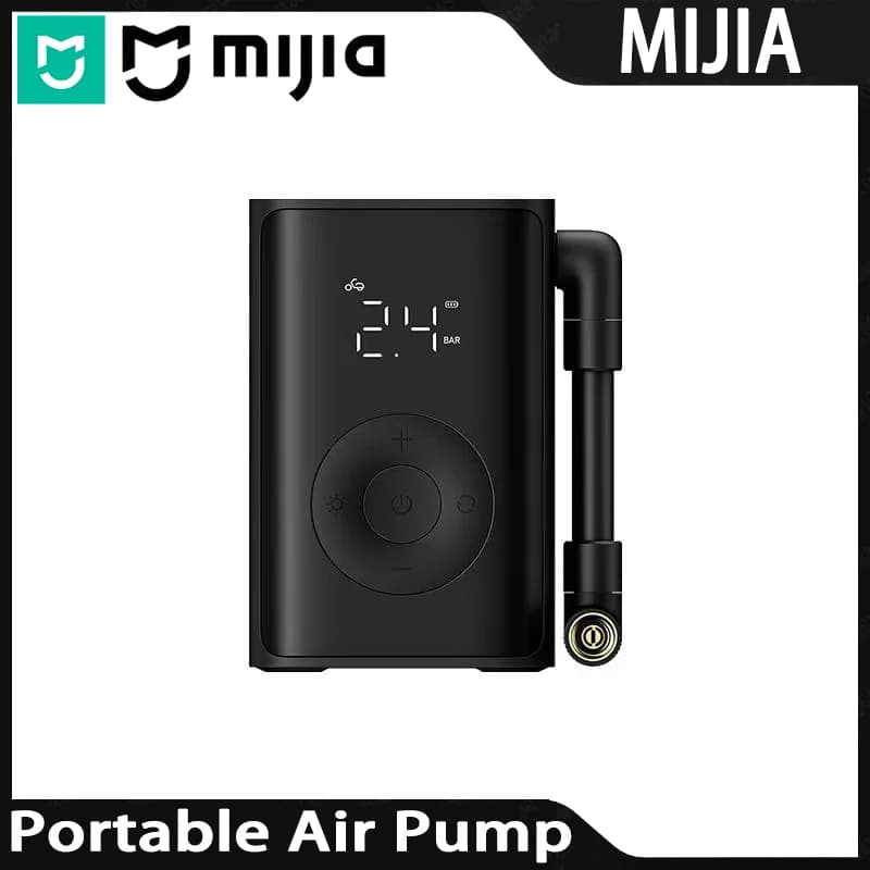 Mijia 2000mAh 150psi Portable Electric Air Pump Multitool Tire Pressure Detection Inflator for Car Bike