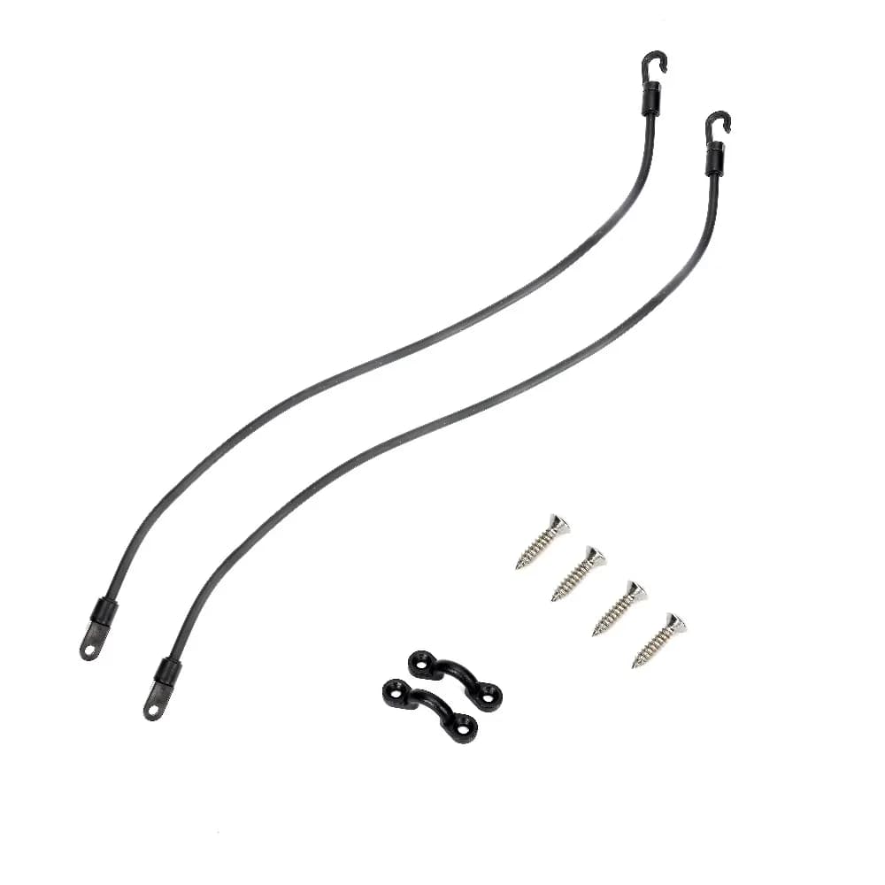Fishing Rod Carrier Transport Bungee Tie Down Straps with Hooks for Car Truck Boat 2 Pack