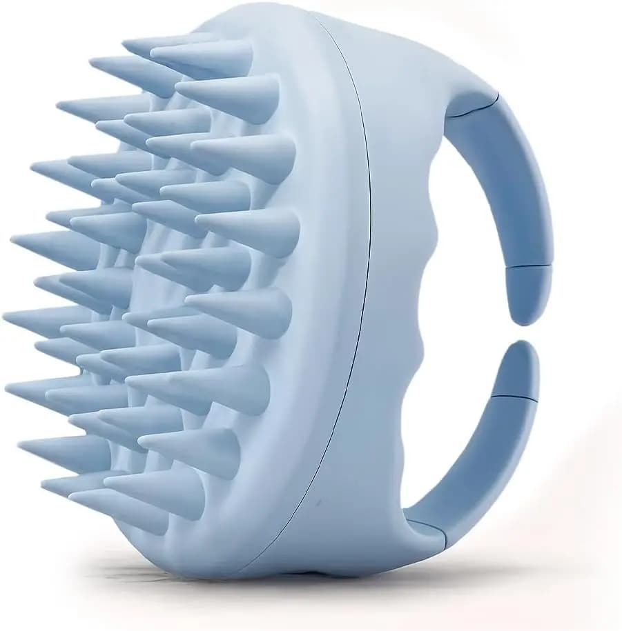 Hair Scalp Massager Shampoo Brush  Scalp Exfoliator for Dandruff Removal for Hair Growth Wet Dry Scalp Exfoliator Brush
