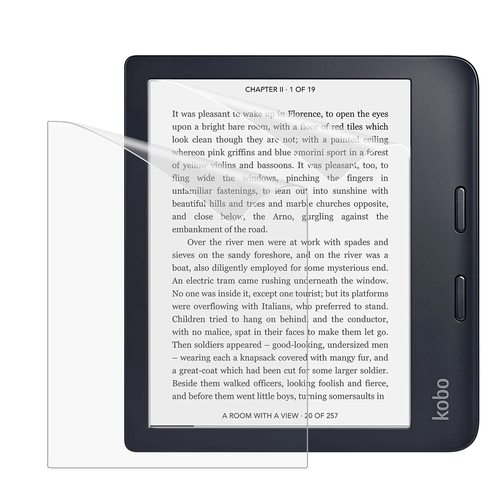 MoKo 2-Pack Matte Screen Protector Fits Kobo Libra Colour 7 Inches 2024/ Kobo Clara Colour 6" 2024,Premium PET Anti-Glare Sc